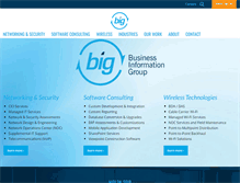 Tablet Screenshot of businessinformationgroup.com